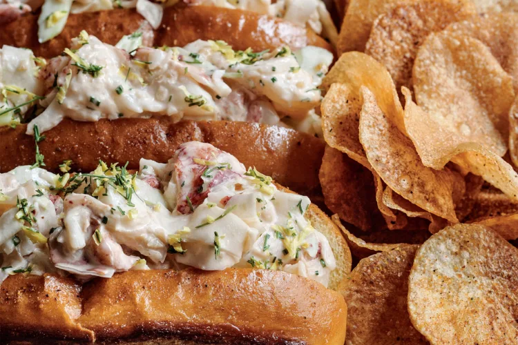 Bryan Voltaggio makes his lobster  rolls with a  flavor-boosting soak
